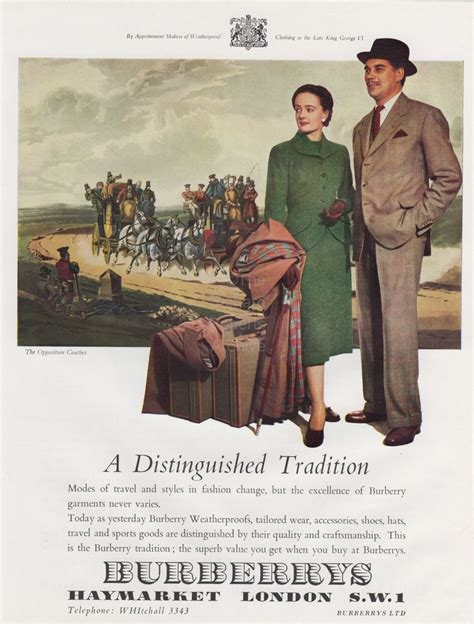 history of Burberry advertising